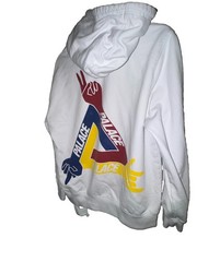 Men’s Palace X JCDC Jean Charles de Castelbajac White Hoodie Size L
