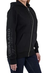 Kirkland Signature Unisex Logo Full Zip Hoodi Sweatshirt, Men’s: XS, Women’s: S
