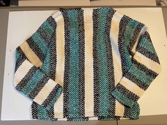 Baja Joe Mexican Style Hoodie (Size Small) – Blue / White / Black