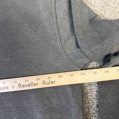 Carhartt Hoodie Mens M Gray Pullover Fleece Hooded Pockets Lined Relaxed Fit