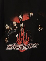 Static-X 20th Anniversary Black Fleece Zip Up Hoodie Band Graphic Wayne Static