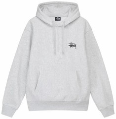 Stussy “Basic-Ash Heather” Pullover Hoodie Size XXL