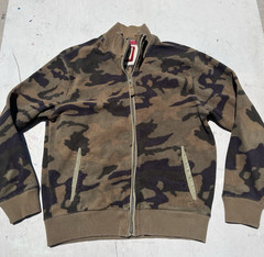 Men’s Old Navy Sweatshirt Camo M Full Zip Streetwear Woodland Modern City War
