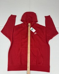 Nike Sportswear Club Fleece Pullover Hoodie University Red BV2654-657 Size XL