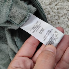 Travis Mathew Sweater Mens Medium Green Cloud Collection Waffle Pullover Hoodie