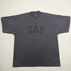 Yeezy Gap Balenciaga Dove Navy Blue Heavyweight Boxy Shirt Sweatshirt Mens Sz M