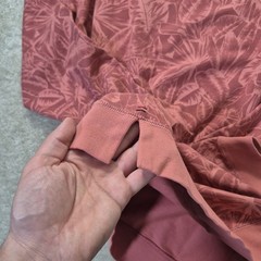 Tommy Bahama Mens Ben and Terry Sweatshirt Mens 2XL Coral Pink Floral Hawaiian