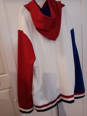 POLO RALPH LAUREN MEN’S L/S RED STAR WHITE BLUE COLORBLOCK HOODIE XXL $168 NWT