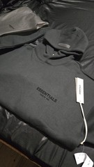 Essentials Stretch Limo Hoodie Black On Black (Brand New) (Size Small)