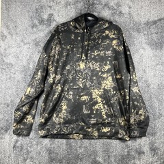 Kryptek Hoodie Mens XL Black Pullover 1/4 Zip Lined Fleece Pockets Camouflage