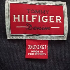 Tommy Hilfiger Denim Red Label Men’s 3XLT/3XGT Navy Graphic Crew Sweatshirt