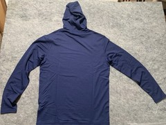 NWT Peter Millar Crown Crafted Excursionist Flex Hoodie Blue Merino Wool NEW