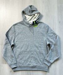 DSG Men’s Fleece Hoodie Size Medium Grey NEW