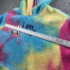 Mattel Barbie The Movie I Am Kenough Hoodie XXL Tie Dye Sherpa Fleece