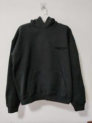 Fear of God Essentials Hoodie Stretch Limo Black Size Small AUTHENTIC