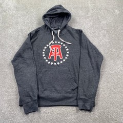 J. America Barstool Sports Hoodie adult Gray Graphic Stool Stars Pullover