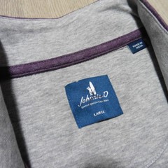 JOHNNIE-O Mens L LARGE SULLY PULLOVER 1/4 ZIP ROYAL PLUM PURPLE GOLF SWEATSHIRT