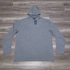 Peter Millar Crown Crafted Excursionist Flex Hoodie Pullover Oslo Grey Men’s XL