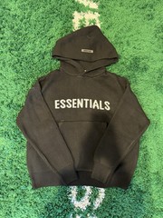 Fear of god Essentials Black FW20 Knit Hoodies