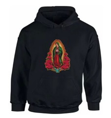 Virgen De Guadalupe unisex 100% Cotton Custom Hoodie Sweater S,M,L,XL,XXL