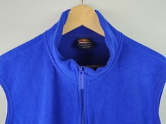 Knocker Activewear Men’s Vest Size XL Blue Fleece Sweatshirt Sleeveless Jacket