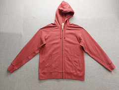 Old Navy Basic Issue Men Hoodie XL Red Full Zip Raglan Sleeve Pockets Casual
