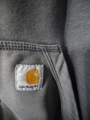 Carhartt Distressed 1/4 Zip Heavyweight Pullover Hoodie Men’s XL Oversized