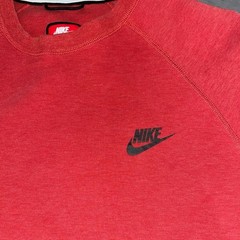 Nike Men’s Red and Orange Sweatshirt
