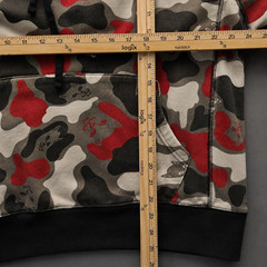 RIPNDIP Nerm Camo Pullover Hoodie Red Camo Size M