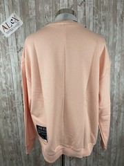 John Dean Shirt Mens 2XL Sweater Pink Sweatshirt Pullover Wake Your Mind Up N155