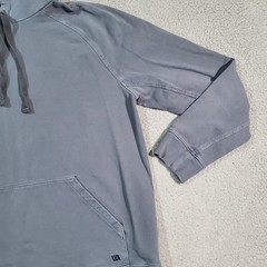 VRST Hoodie Mens Large Gray Logo Pullover Sweatshirt Pocket Heavyweight Casual