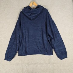 Alo Yoga Mens Triumph Restore Hoodie Navy Blue Large M3243R Oversized Pullover