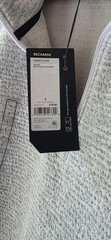 VRST Men’s L Light Heather Gray Recharge Lunar 1/4 Zip Textured Pullover NWT