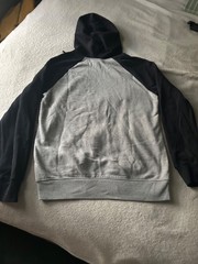 Men’s New Black Gray Hoodie Sz. Medium Goodfellow Fleece.