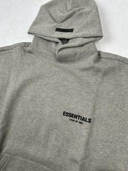 Fear of God Essentials Authentic Dark Oatmeal Hoodie Size Large