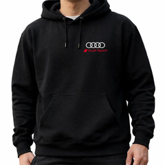 Audi Sport Black Hoodie Heavy Blend Pullover Sweatshirt Design Fans Gift