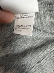 PUMA Sweatshirt Mens M Gray Pullover 1/4 Zip Mock Neck UPF50 Golf 572366