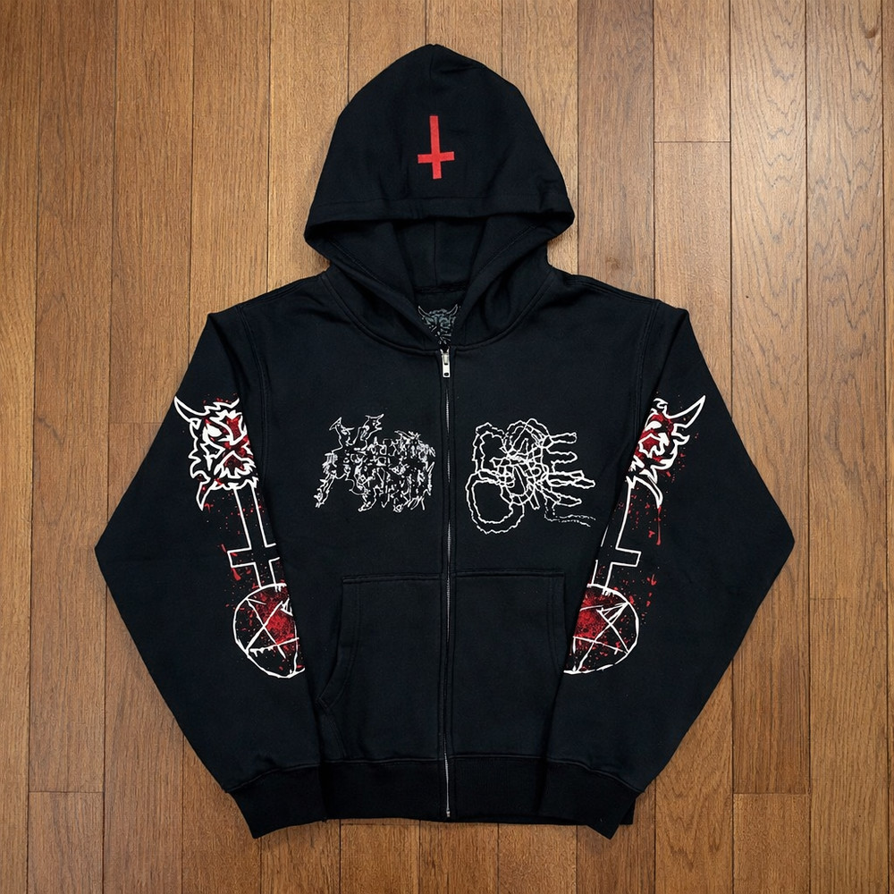 Ken Carson Antagonist Tour Merch OFFICIAL Zip Up 100% Cotton