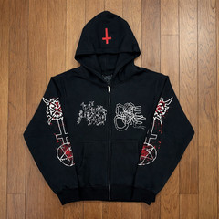Ken Carson Antagonist Tour Merch OFFICIAL Zip Up 100% Cotton