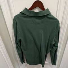 Greg Norman Men’s Green 1/4 Zip Cotton Knit Collared Sweatshirt Long Sleeve M