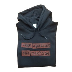 Rage Against The Machine Hoodie Sweatshirt NEW Black Mens Unisex Fit Size S-XL