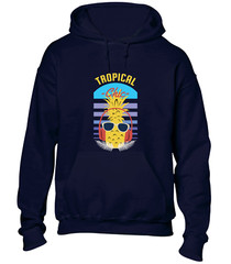 TROPICAL CHIC HOODY HOODIE FUNNY JOKE SUMMER CASUAL HOLIDAY CLOTHING TOP
