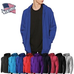 Mens ZIP UP HOODIE Jacket Fleece Pocket Sport Active Hooded Shirt Midweight