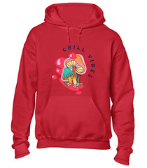 CHILL VIBES HOODY HOODIE FUNNY SUMMER HOLIDAY CLOTHING CASUAL NICE TOP