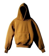 Yeezy X GAP Engineered by Balenciaga Double Layer Hoodie Light Brown Size Small