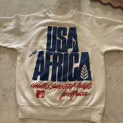 Vintage 1985 USA For Africa Sweatshirt Promotional MTV Original
