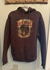 Morgan Wallen Hoodie Tour Size XL Last Night We Let The Liquor Talk 2024 Fleece
