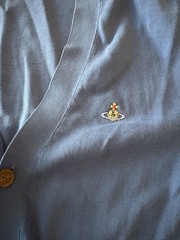 VIVIENNE WESTWOOD – Orb Logo Cardigan by Vivienne Westwood medium Blue