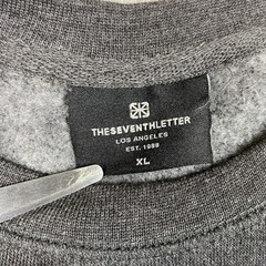 The Seventh Letter Sweatshirt Men’s Size XL Gray Crewneck Pullover Graffiti EUC