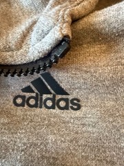 Adidas Sport Essentials Gray Full-Zip Hoodie Size L FREE SHIPPING!